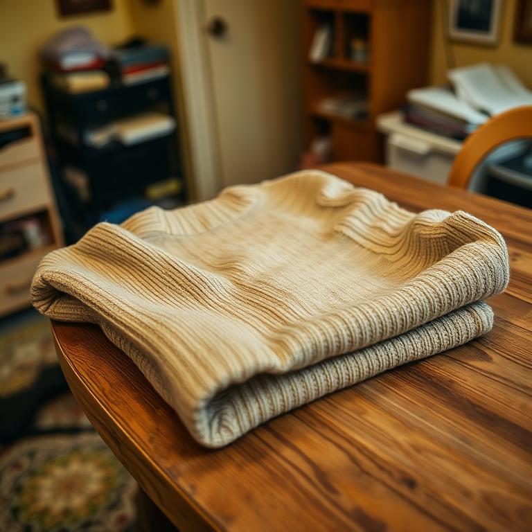 Sweter z dzianiny — zdjęcie przed obróbką AI